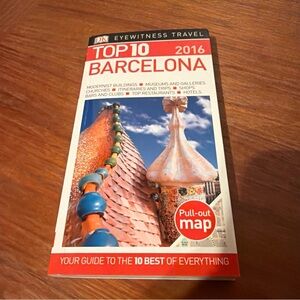 DK Eyewitness Travel Book BARCELONA Top 10, 2016, Maps Index Itineraries